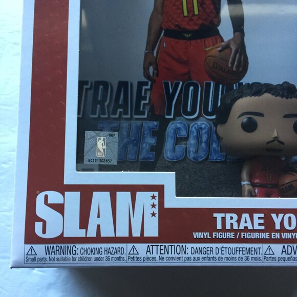 NEW Slam Magazine Cover NBA Atlanta Hawks Trae Young Funko Pop Figure #18 - Picture 5 of 12